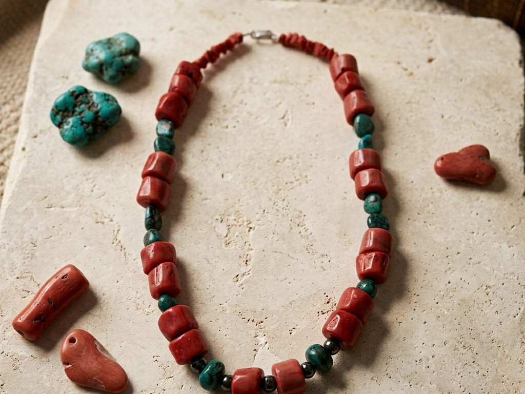 collar de piedras naturales