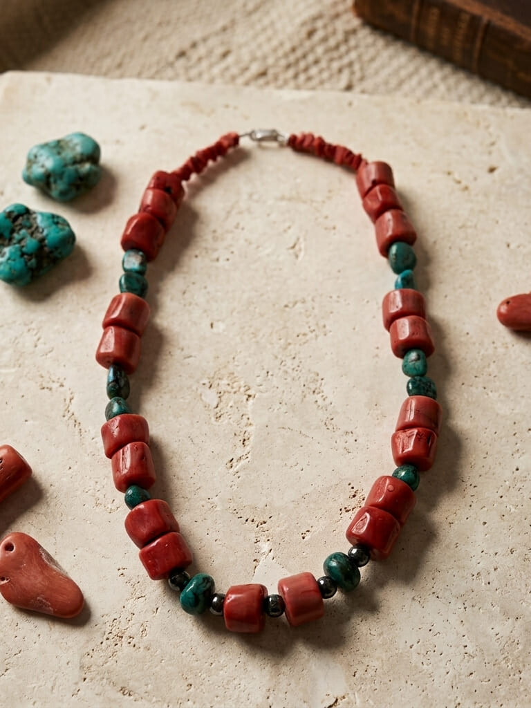 collar de piedras naturales