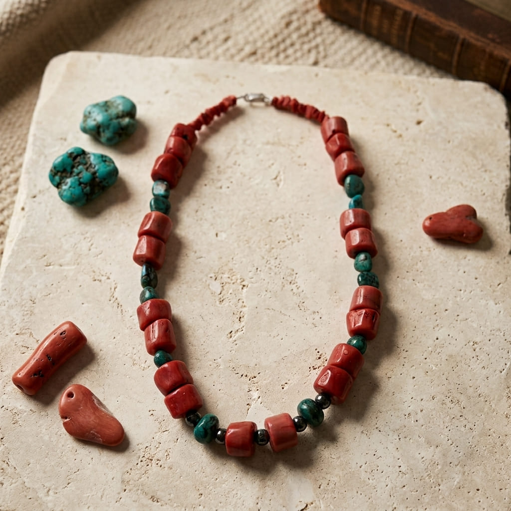 collar de piedras naturales